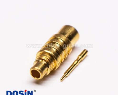 MMCX焊接公頭直式接同軸線纜鍍金