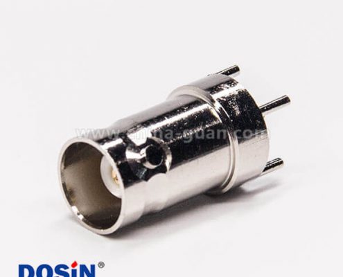 bnc直插接口母頭接PCB板式射頻同軸連接器