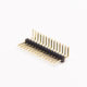 排針1.27間距公針單排14pin彎頭90度插板
