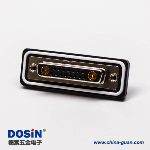 防水db頭17w2母頭直式大電流連接器焊接