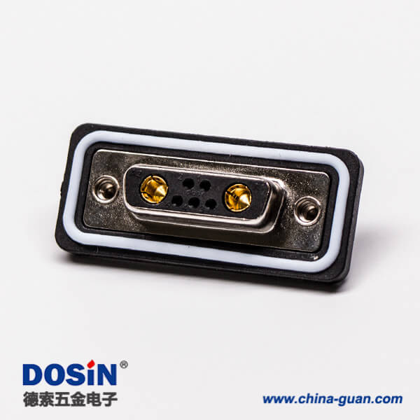 d sub 7w2大電流母頭直式車針接pcb板插孔