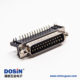d sub 25pin連接器90度公頭鉚鎖式插板接PCB板