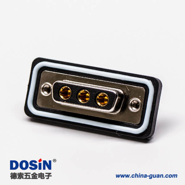 d sub3w3防水母頭直式接線焊接車針鍍金