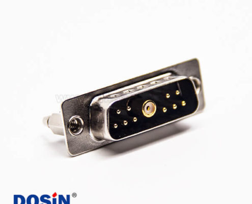 d sub連接器11w1大電流直式180度插板式接PCB板