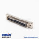 scsi68芯連接器直式180度母頭插PCB板
