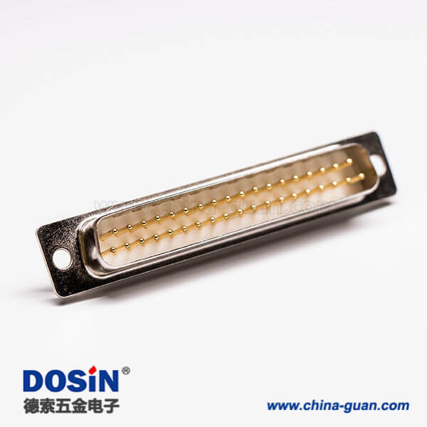 4 DB37針直針串口公頭直式車針連接器接線焊接