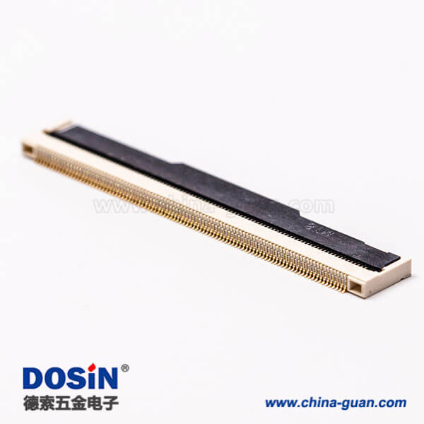 1-1 fpc座0.5PH前掀蓋式下接觸2.2H矩形連接器