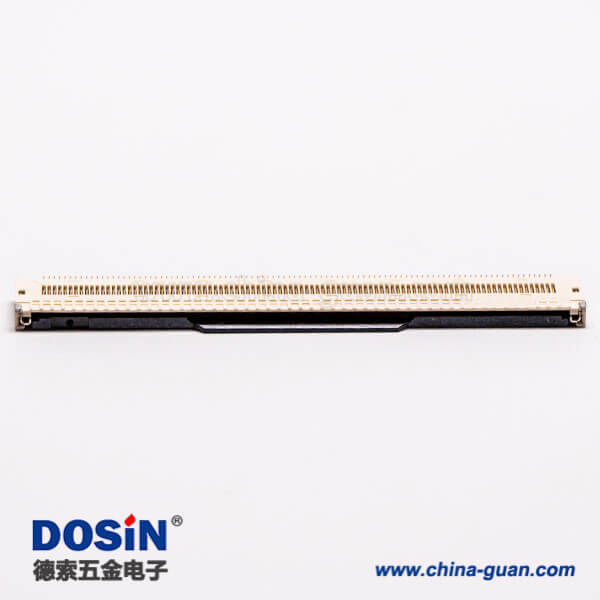 1-2 fpc座0.5PH前掀蓋式下接觸2.2H矩形連接器