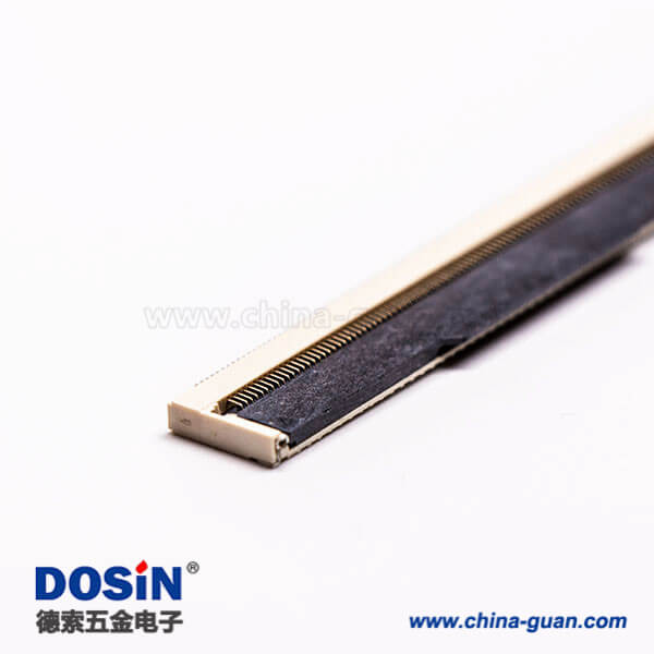 1-4 fpc座0.5PH前掀蓋式下接觸2.2H矩形連接器