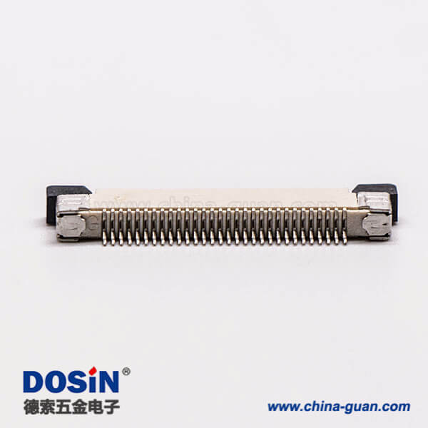 11-3 fpc貼片插座0.5mm后掀蓋式下接觸30針焊接H2.0
