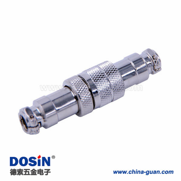 12-2 GX16對(duì)接航空插頭直式5芯防水IP55圓形連接器