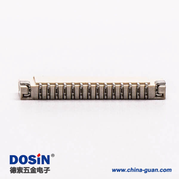 14-4 1.0 fpc連接器臥式14pin無鎖雙面接觸2.0H接PCB