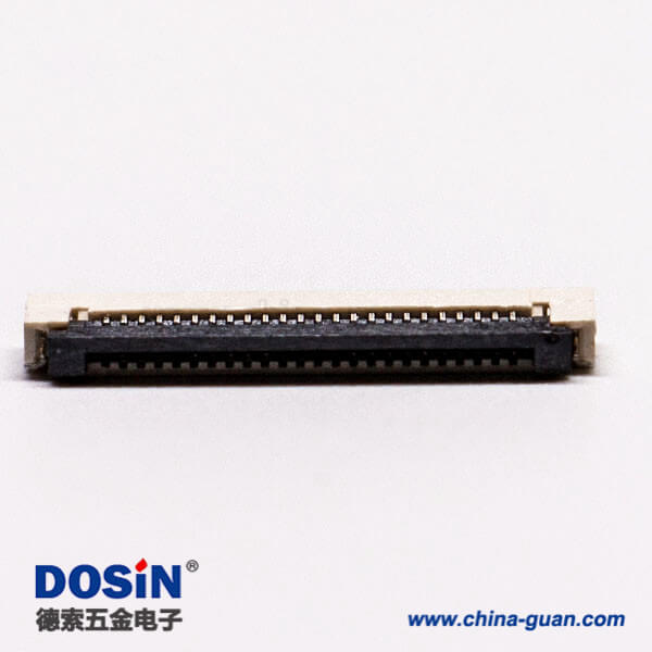 16-3 0.5mm fpc 封裝24針臥式無鎖雙面接1.2H板端插座