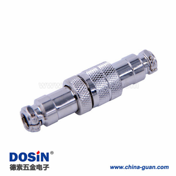 17-2 GX16插頭插座10芯防水連接器直式