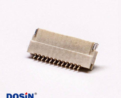 ffc/fpc連接器插座0.5mm前掀蓋式下接觸1.0H