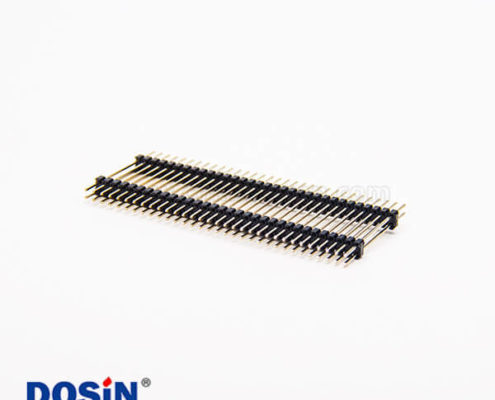 2.54雙排排針封裝雙塑直式180度插板針長35mm