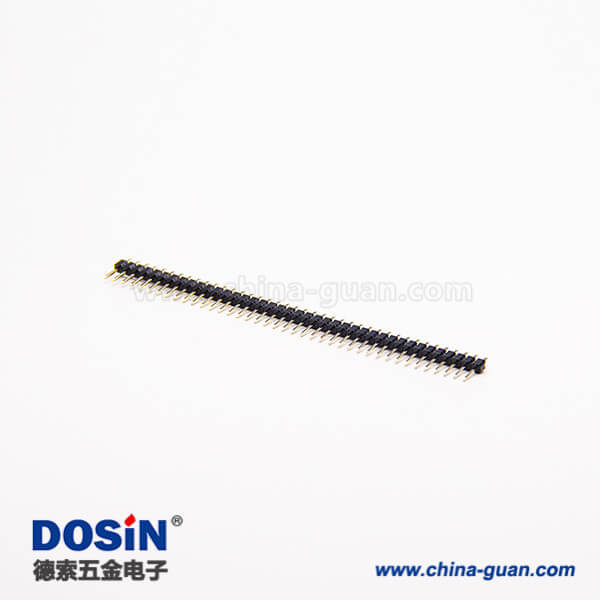 29 單排針2.54單塑40pin直式180度長(zhǎng)11.5mm插板