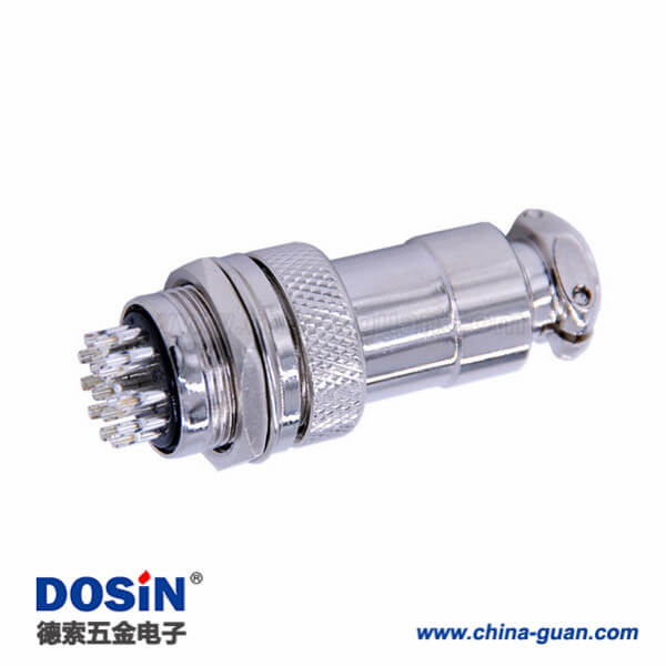 32-2 GX20航空連接器15芯直式防水插頭插座