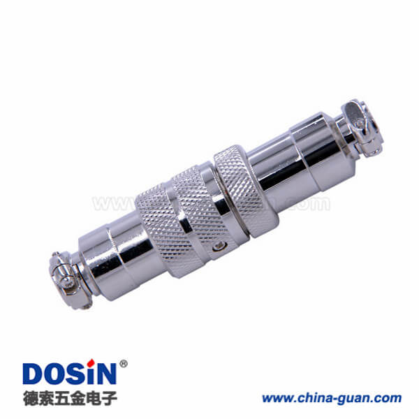 40-2 GX20航空插頭9芯對(duì)接款直式公母防水連接器