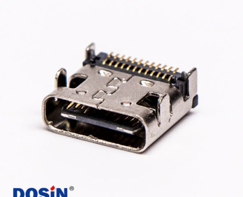 type-c 母座連接器USB3.0SMT貼板彎式