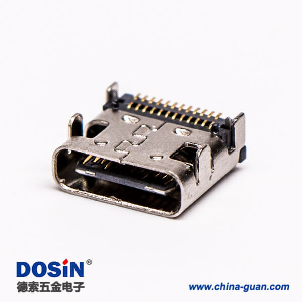 5 type-c 母座連接器USB3.0SMT貼板彎式