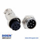 GX16 8芯航空連接器直式公母連接器