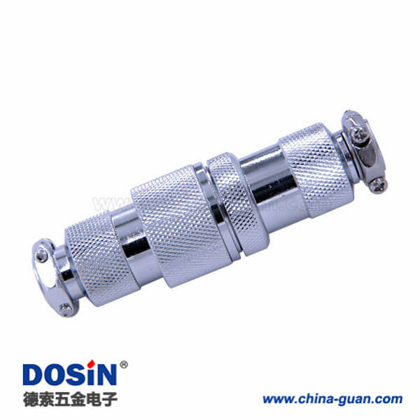 68-1 5芯對接型航空頭GX25公頭母頭直式對接型連接器2套