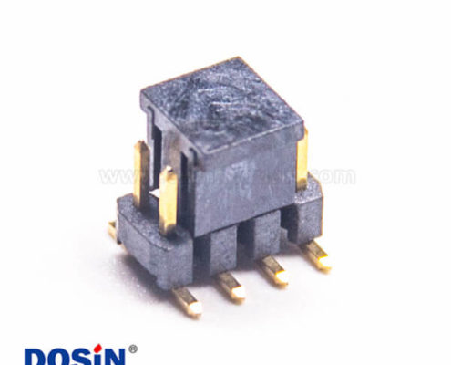 貼片雙排針間距2.0mm單塑直式插針長7.95mm4pcs