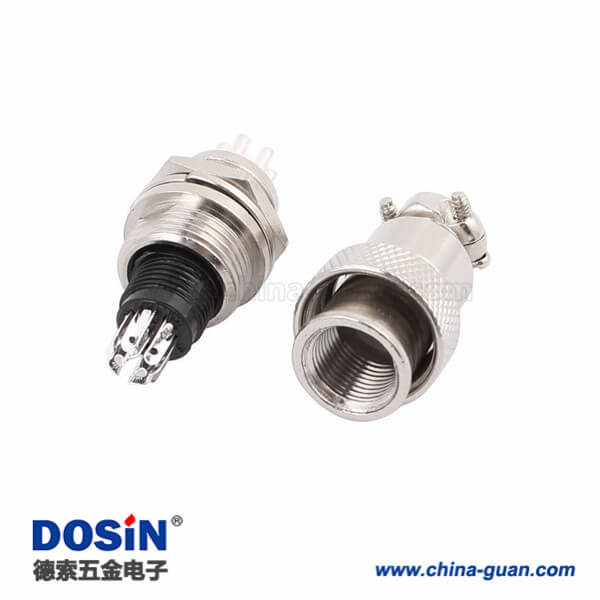 81-2 航空插頭及插座7芯公母直式航空連接器5套