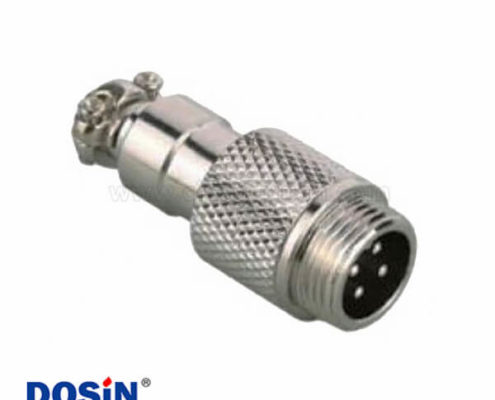 4芯對接公頭航空插頭GX12金屬電子連接器5個