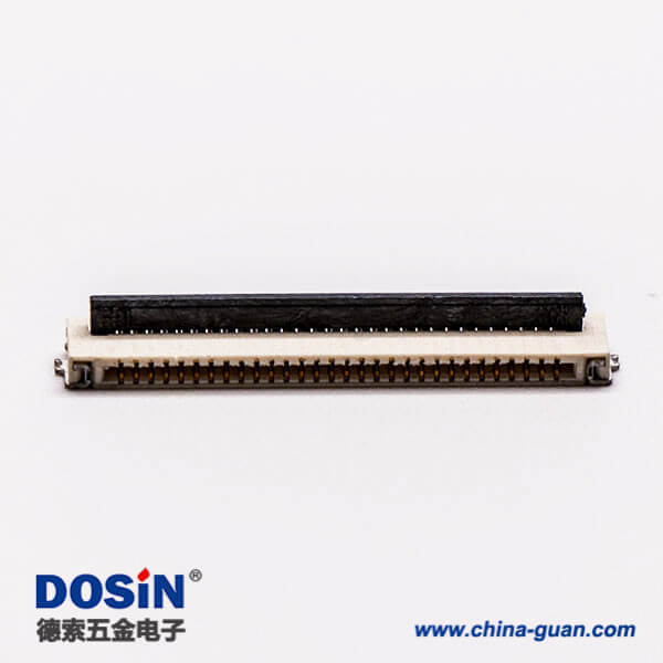 9-1 FPC0.5 30針插座抽屜式上接觸焊接H1.2