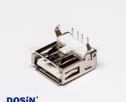 usb2.0接口type a彎式母頭插板接PCB板