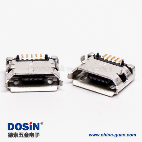 micro usb b型封裝5p母座SMT直式DIP 6.4帶焊盤帶定位子micro usb b型封裝5p母座SMT直式DIP 6.4帶焊盤帶定位子 micro usb b型封裝5p母座SMT直式DIP 6.4帶焊盤帶定位子