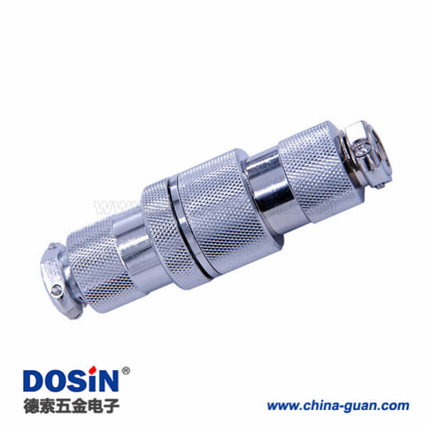 72-2 GX30公母頭對接航空頭4芯直式電纜線接頭2套