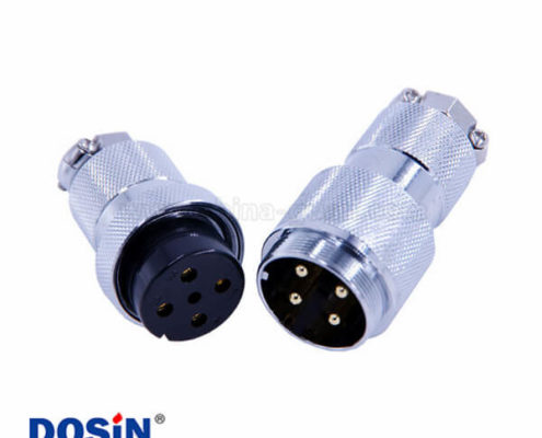 GX30公母頭對接航空頭4芯直式電纜線接頭2套