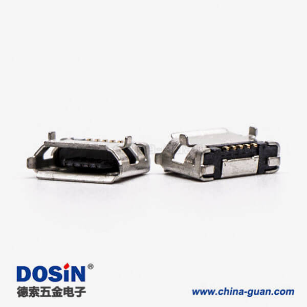 手機micro usb接口封裝B型DIP 5.65 手機micro usb接口封裝B型DIP 5.65