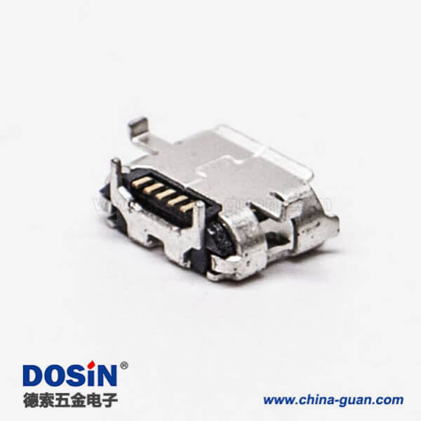 micro usb b接口5針母座SMT牛角型 7.20-4.85 micro usb b接口5針母座SMT牛角型 7.20-4.85