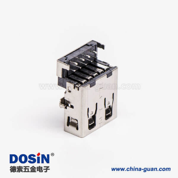 usb3.0接口黑色膠芯彎式母座沉板貼板加高接板 usb3.0接口黑色膠芯彎式母座沉板貼板加高接板