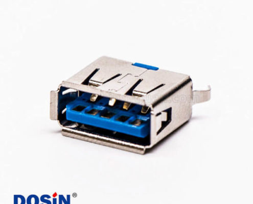 usb3.0 a母頭短體type a 180°直式dip插板