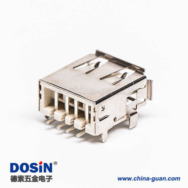 彎頭usb母頭type a型連接器四腳插板彎頭 彎頭usb母頭type a型連接器四腳插板彎頭
