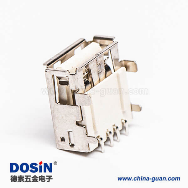 彎頭usb母頭type a型連接器四腳插板彎頭 彎頭usb母頭type a型連接器四腳插板彎頭