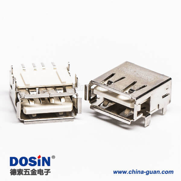 彎頭usb母頭type a型連接器四腳插板彎頭 彎頭usb母頭type a型連接器四腳插板彎頭