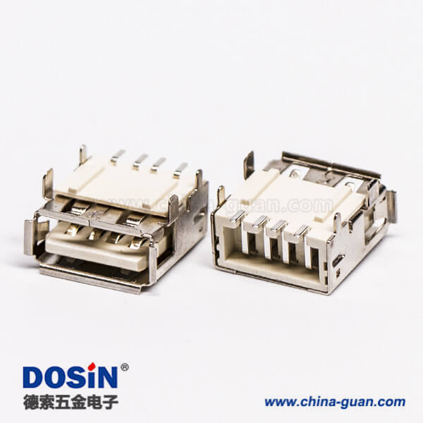 彎頭usb母頭type a型連接器四腳插板彎頭 彎頭usb母頭type a型連接器四腳插板彎頭