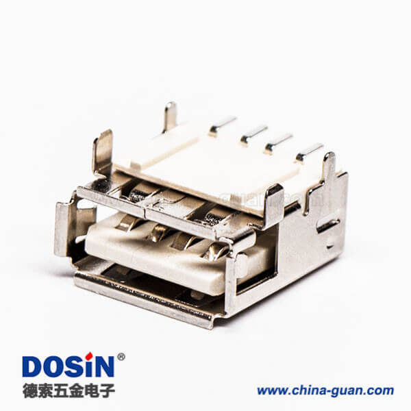 彎頭usb母頭type a型連接器四腳插板彎頭 彎頭usb母頭type a型連接器四腳插板彎頭