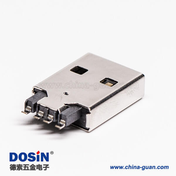 usb公頭沉板彎式Type a 2.0接頭沉板 usb公頭沉板彎式Type a 2.0接頭沉板