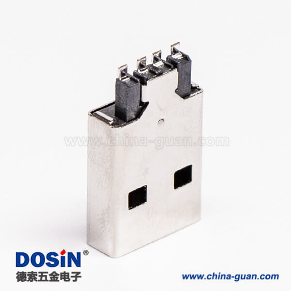 usb公頭沉板彎式Type a 2.0接頭沉板 usb公頭沉板彎式Type a 2.0接頭沉板