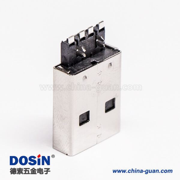 usb公頭沉板彎式Type a 2.0接頭沉板 usb公頭沉板彎式Type a 2.0接頭沉板