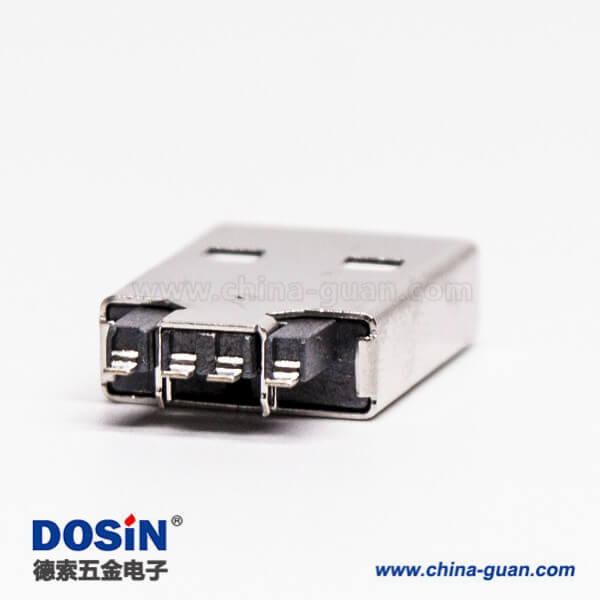 usb公頭沉板彎式Type a 2.0接頭沉板 usb公頭沉板彎式Type a 2.0接頭沉板