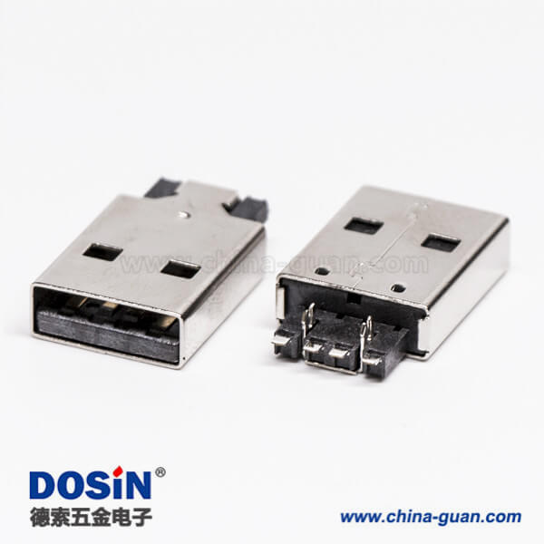 usb公頭沉板彎式Type a 2.0接頭沉板 usb公頭沉板彎式Type a 2.0接頭沉板