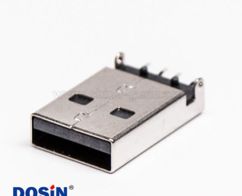 usb2.0沉板封裝公頭彎式SMT沉板兩腳接板